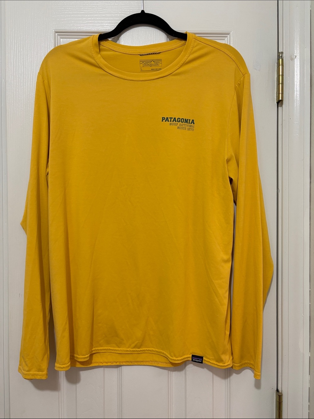 Patagonia Men’s Long Sleeve Performance Tee - Yellow